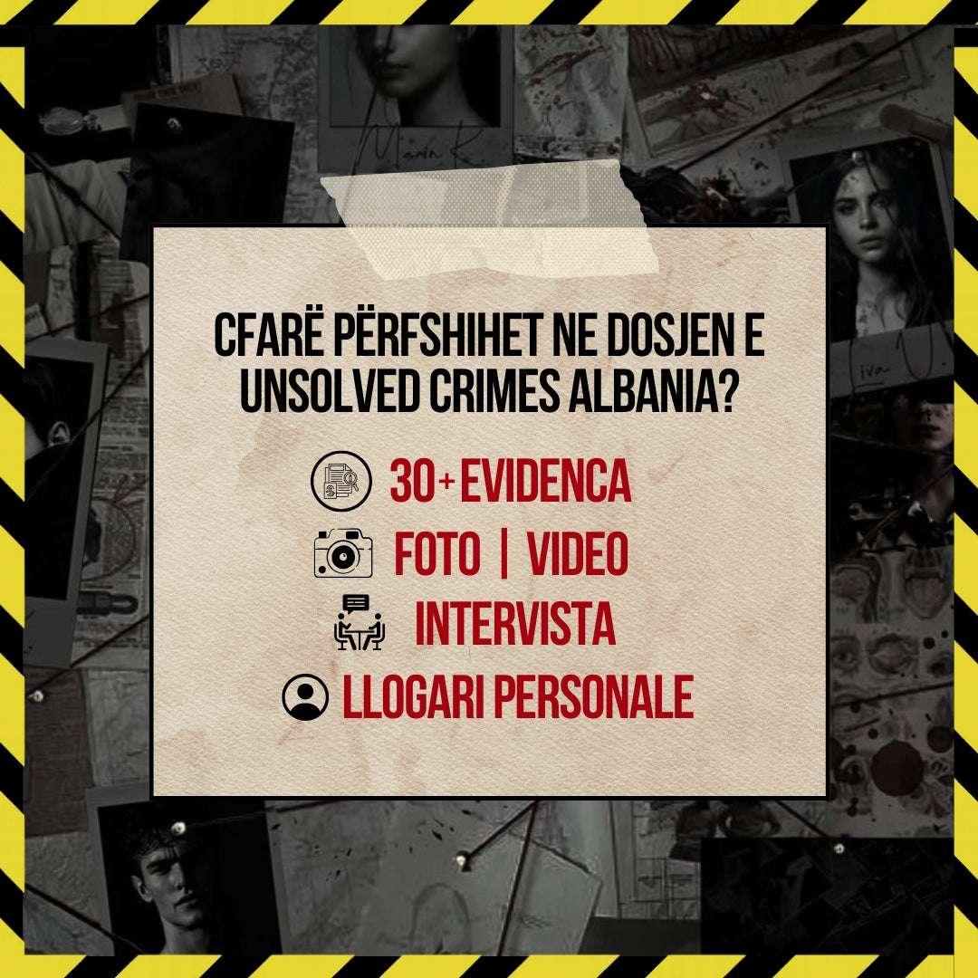 CASE NR. 1 | M. Anderson | DOSJA FIZIKE + CERTIFIKATA "Private Detective"