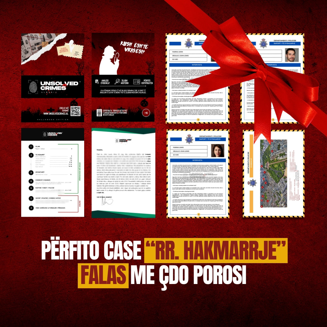 CASE NR. 4 | O. Rose | DOSJA FIZIKE + CERTIFIKATA "Private Detective"